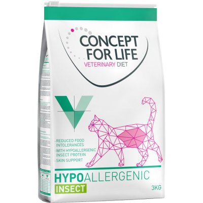 Concept for Life Veterinary Diet výhodné balenie 3 x 3 kg - hypoallergenic insect (3 x 3 kg)