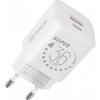OBAL:ME GaN Cestovná Nabíjačka USB-A + USB-C 36W White 8596311273483