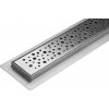 BIELBET Kúpeľňový sprchový žľab nerezový s roštom Bubble 600 mm