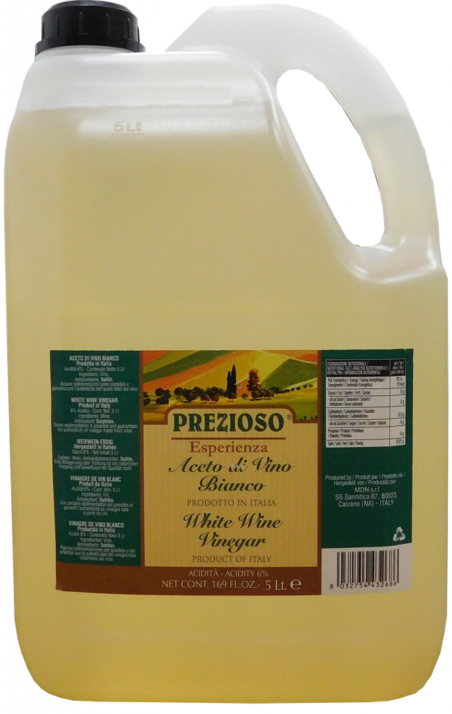 Prezioso Vínny ocot biely 5l od 7,25 € - Heureka.sk