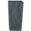 PROSPERPLAST URBI SQUARE BETON EFFECT Kvetináč antracit 40 cm