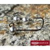Háčik VANFOOK TJ-31BL veľ. 6 s tungstenovou hlavou – striebro – 0,30g - 3ks