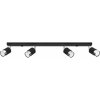 Sollux stropné svietidlo NERO 4 black/chrome SL.1067