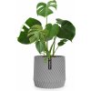 Fox & Fern Heusden, kvetináč, Polystone, vhodný pre rastliny, ručná výroba (PP-LINE-L-GR)