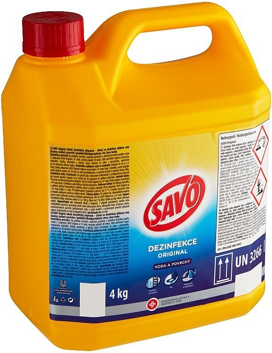 Savo Original dezinfekce vody a povrchů účinně odstraňuje 99,9 % bakterií 5  l od 5,77 € - Heureka.sk