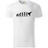 Karate Evolúcia - kop - Tričko z organickej bavlny - 2XL ( Biela )