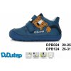 D.D.STEP kožené barefoot tenisky S073 tiger - bermuda blue Veľkosť-obuvi: 20