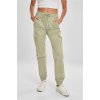 Women's high-waisted cargo jogging pants summerolive hnedá 5XL Urban Classics 4053838617236