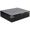 Darčeková krabica s priehľadným vekom 350x250x100 mm, čierna