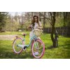 Retro bicykel LAVIDA modro-ružový