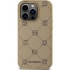 Karl Lagerfeld PU Karl Heads Pattern Magsafe zadný kryt pre iPhone 14 Pro Beige
