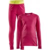 Craft Core Warm Baselayer dětský set růžová růžová