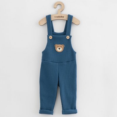 Dojčenské zahradníčky New Baby Luxury clothing Oliver modré, veľ. 80 (9-12m)