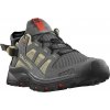 Salomon Techamphibian 5 pewter/moth/fiery red 471149 pánské síťované sandály i do vody - 44 a 2/3 EUR