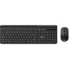 Klávesnice C-TECH Quallis WLKMC-05, bezdrátový combo set s myší, černý, USB, CZ/SK WLKMC-05B