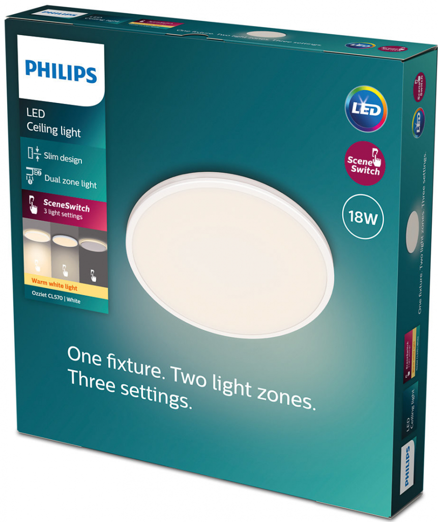 Philips Ozziet CL570 LED žiarovka 1x18W 1800lm 2700K žiarovka