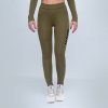 GymBeam Dámske legíny Advanced - Olive - XS