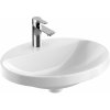 Geberit Variform umývadlo 55x45 cm oválny vstavané umývadlo biela 500.723.00.2