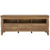 BRW Tv stolík BERGEN RTV3S smrekovec sibiu zlatý drevo 156 cm x 64 cm x 47 cm