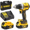 Akumulátorový rázový uťahovák 18V 2x5Ah 90Nm Powerstack DeWALT DCD805H2T