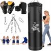 Bokserská súprava pre dospelých - boxovacie vrece na zavesenie 100cm