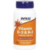 Now Foods Vitamin D3 & K2 120 kaps