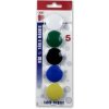 Magnety farebné okrúhle 30mm/5ks
