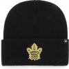 47 Brand Pánská zimní čepice Toronto Maple Leafs NHL Haymaker Metallic ’47 CUFF KNIT Black