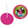 Lean Toys tanierová hojdačka pre deti 423 ružová