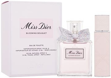 Dior Miss Dior Blooming Bouquet 2023 dárková sada: EDT 100 ml + EDT v naplnitelném flakonu 10 ml