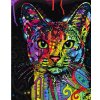 Amparo Miranda® Maľovanie podľa čísiel Abstraktná mačička GX029