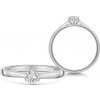 SOFIA DIAMONDS zlatý zásnubný prsteň s diamantom 0,23 ct H/I1 UDRG47931W-H-I1