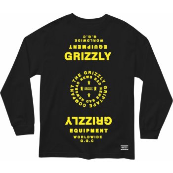 Grizzly Mirrored LS Tee black