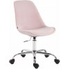 Kancelárske kreslo Toulouse velvet, ružová