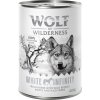Výhodné balenie Wolf of Wilderness Adult 24 x 400 g - Single Protein - White Infinity - konské