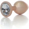 Zástrčka - šperky Pearl Gold PLUG- Clear M