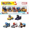 Hot Wheels RacerVerse Marvel Autíčka 5-balenie - Sada 5 autíčok na pretekársku dráhu, darček pre deti a dospelých zberateľov HPN40