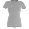 SOL´S MISS / Dámske vypasované tričko - grey melange M