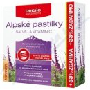 Cemio Alpské pastilky Šalvia a Vitamín C 40 pastilek