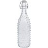 Sklenená fľaša s uzáverom Dots 1 l