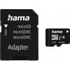 MicroSDHC 16GB trieda 10 UHS-I 80MB/s + adaptér/mobil - HAMA 00124138
