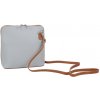NovaKabelka.sk Grana Grigia Chiara Camel kožená talianska crossbody kabelka sivá