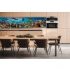 DIMEX | Dibond doska za kuchynskú linku | DBW-26060-092 Ryby v oceáne | 260 x 60 cm + Dibond obkladová doska Dimex do kuchyne Ryby v oceáne v rozmere 260 x 60 cm