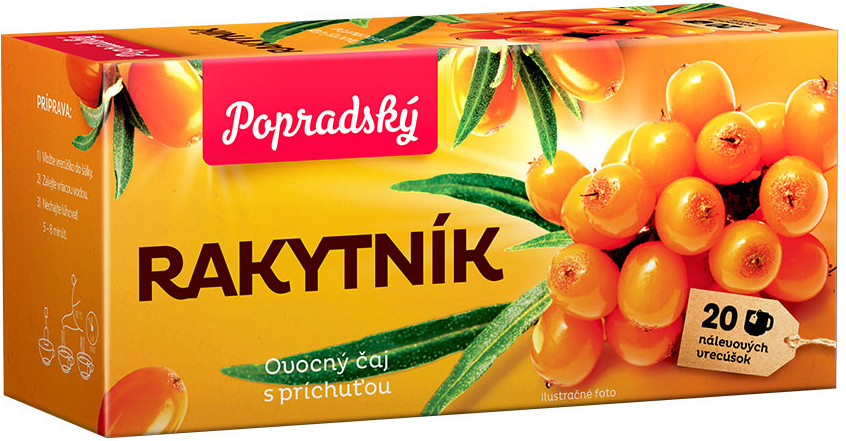 Popradský Rakytník ovocný čaj 20 x 2 g