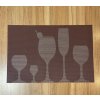 TiaHome Podložka Deluxe pod tanier food hnedá 35x45cm