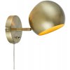 Markslöjd | Markslöjd 108754 - Nástenná lampa EDGAR 1xE14/40W/230V zlatá | ML1394