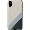 MAN&WOOD SmartPhone case iPhone X/XS šedá čierna čierna