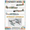 Papierový model - Stíhacie Lietadlá 4x