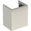 Geberit Smyle Square Skrinka pod malé umývadlo 54x32cm,pravá,záves,1 dv.,pieskovosivá lesk GEB 500.365.JL.1