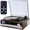 Deminas | Multifunkčný gramofón s bluetooth, rádiom, mp3, usb, LCD displej